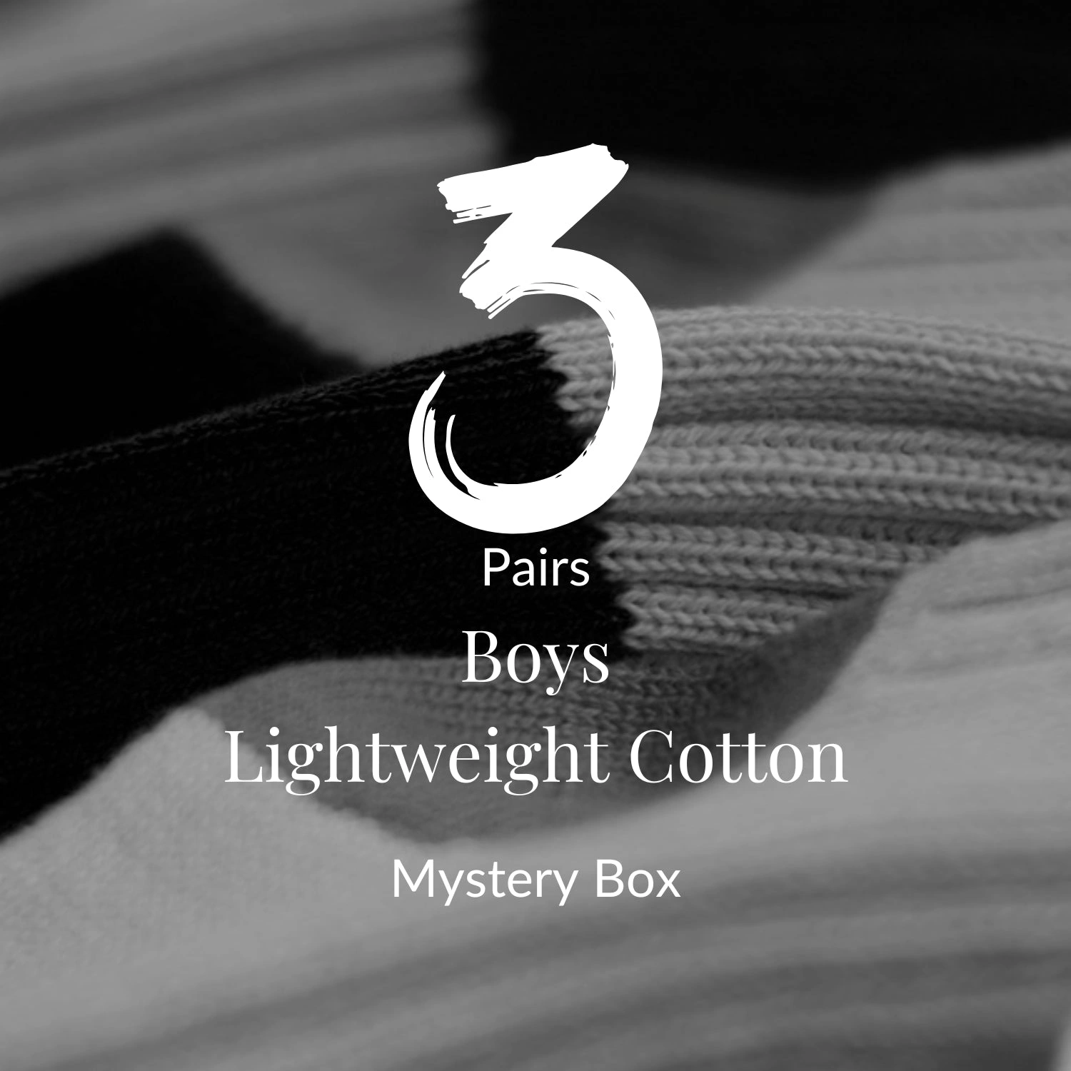 Cotton Socks Surprise Box for Boys: Three Fun Pairs Await